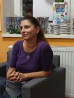 Ałbena Grabowska z wizytą w naszej Bibliotece.